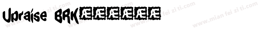 Upraise BRK字体转换